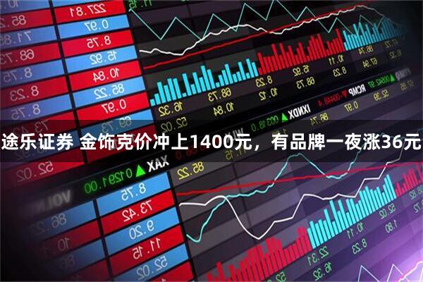 途乐证券 金饰克价冲上1400元，有品牌一夜涨36元